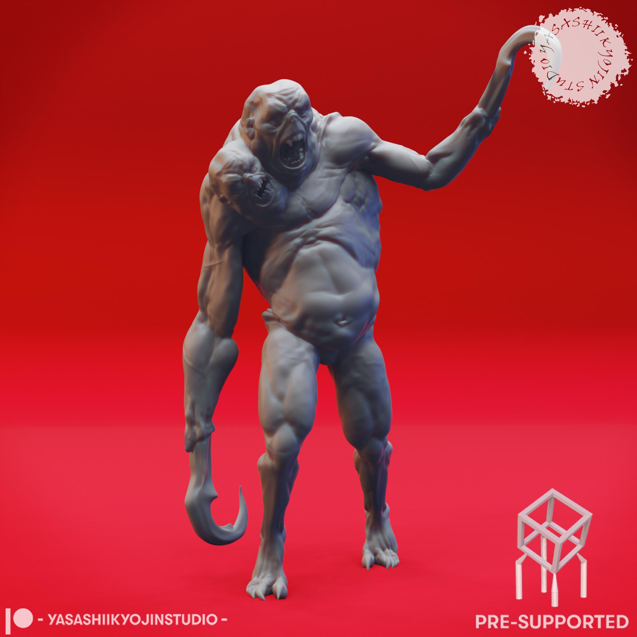 Sorrowsworn - The Angry - Tabletop Miniature (Pre-Supported) 3d model