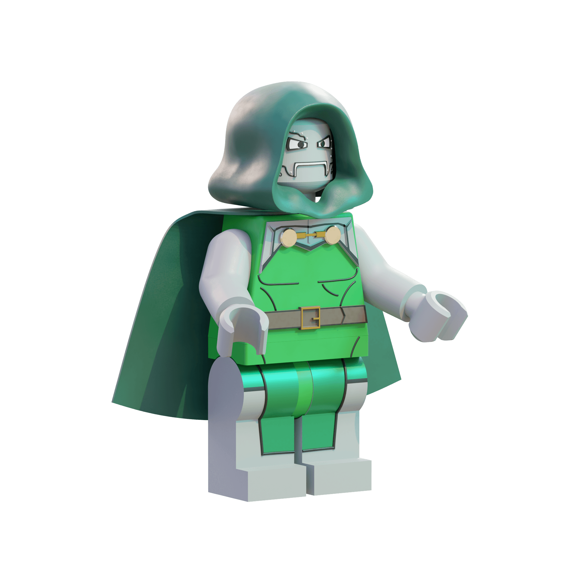 LEGO Dr. Doom 3d model