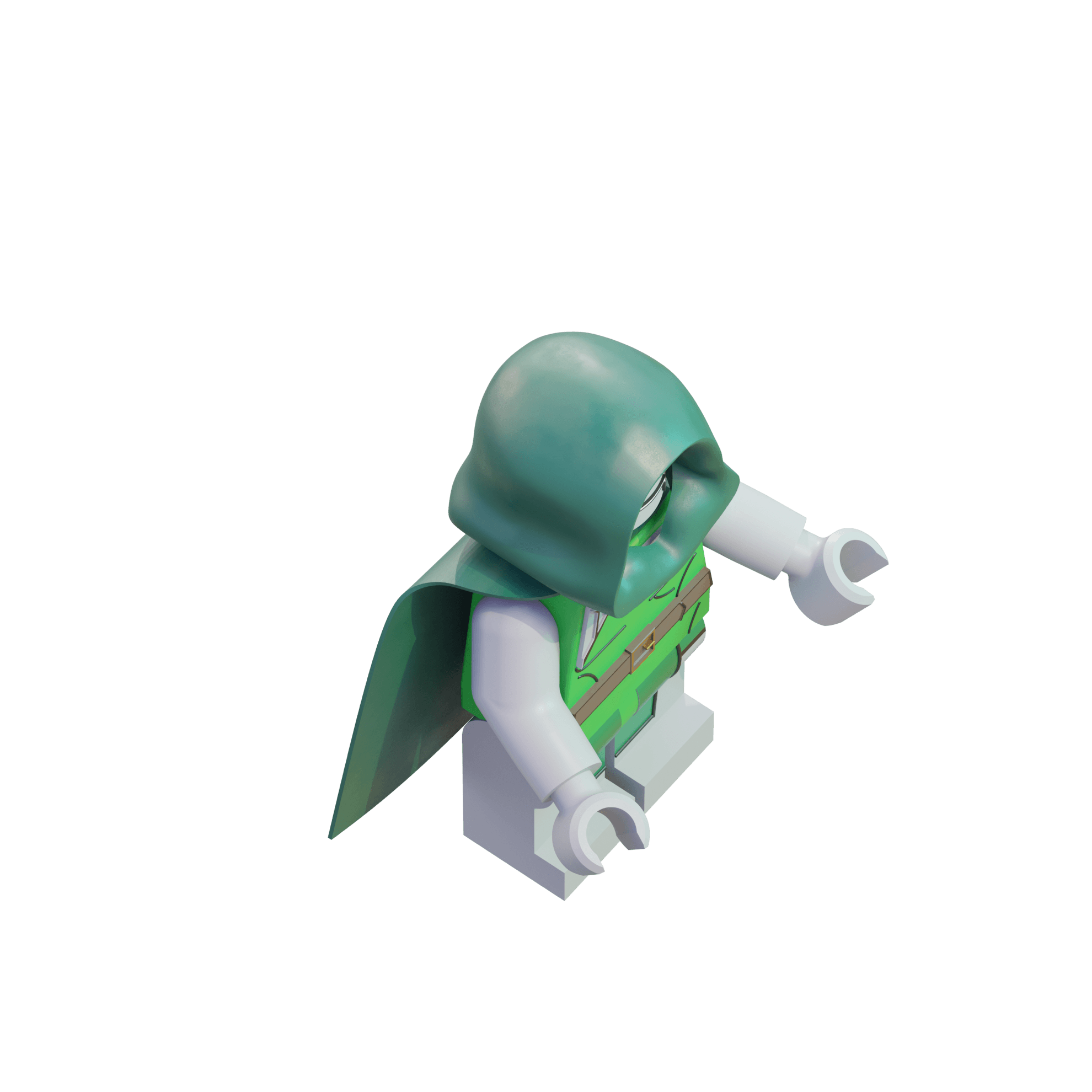 LEGO Dr. Doom 3d model