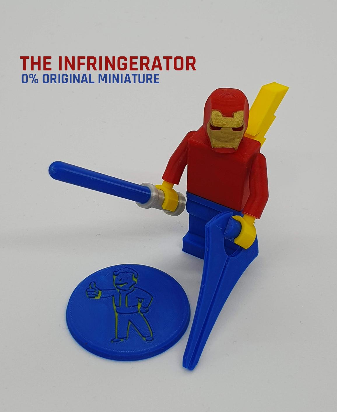 The Infringerator — 0% original mini 3d model