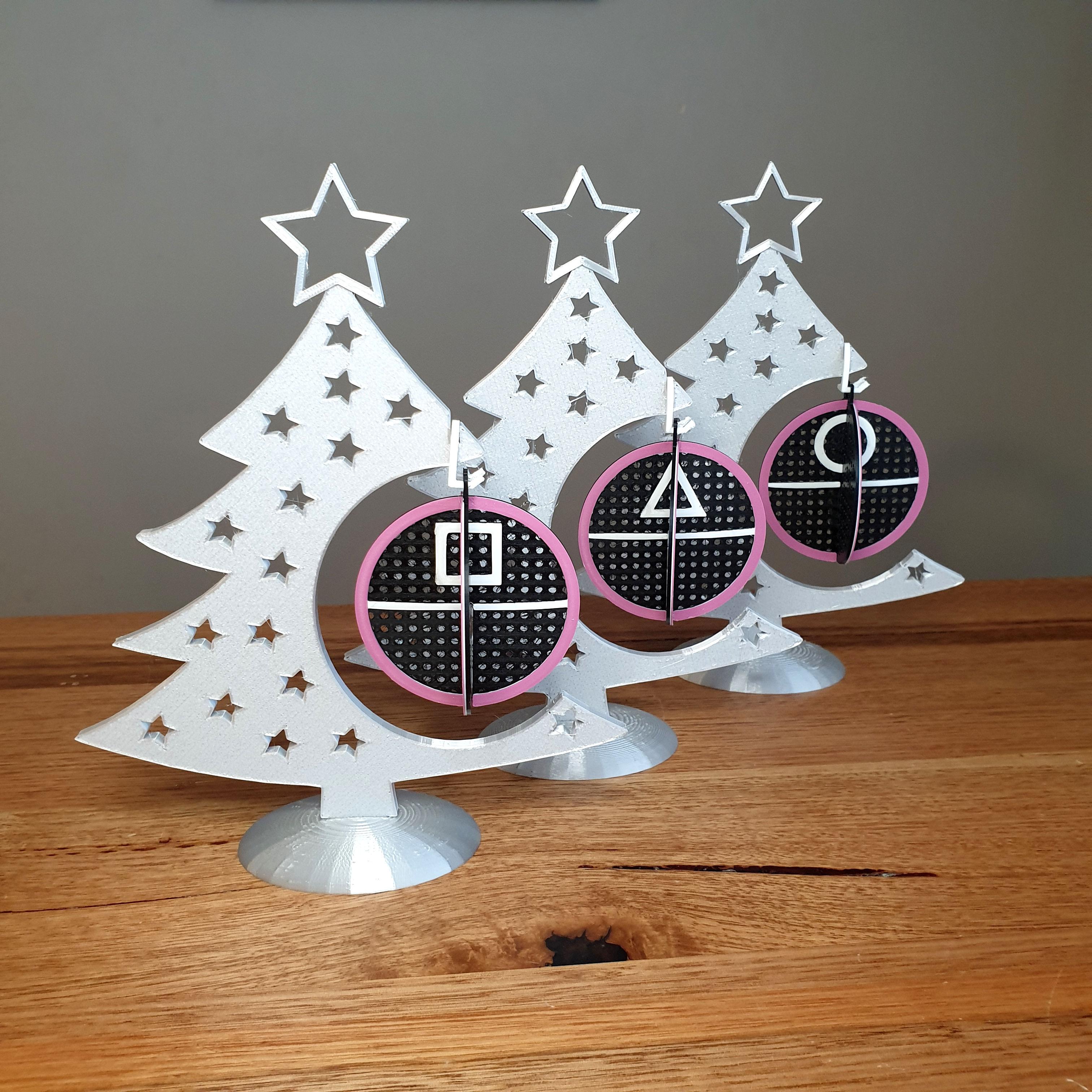 Squid Game Christmas Baubles 3d model