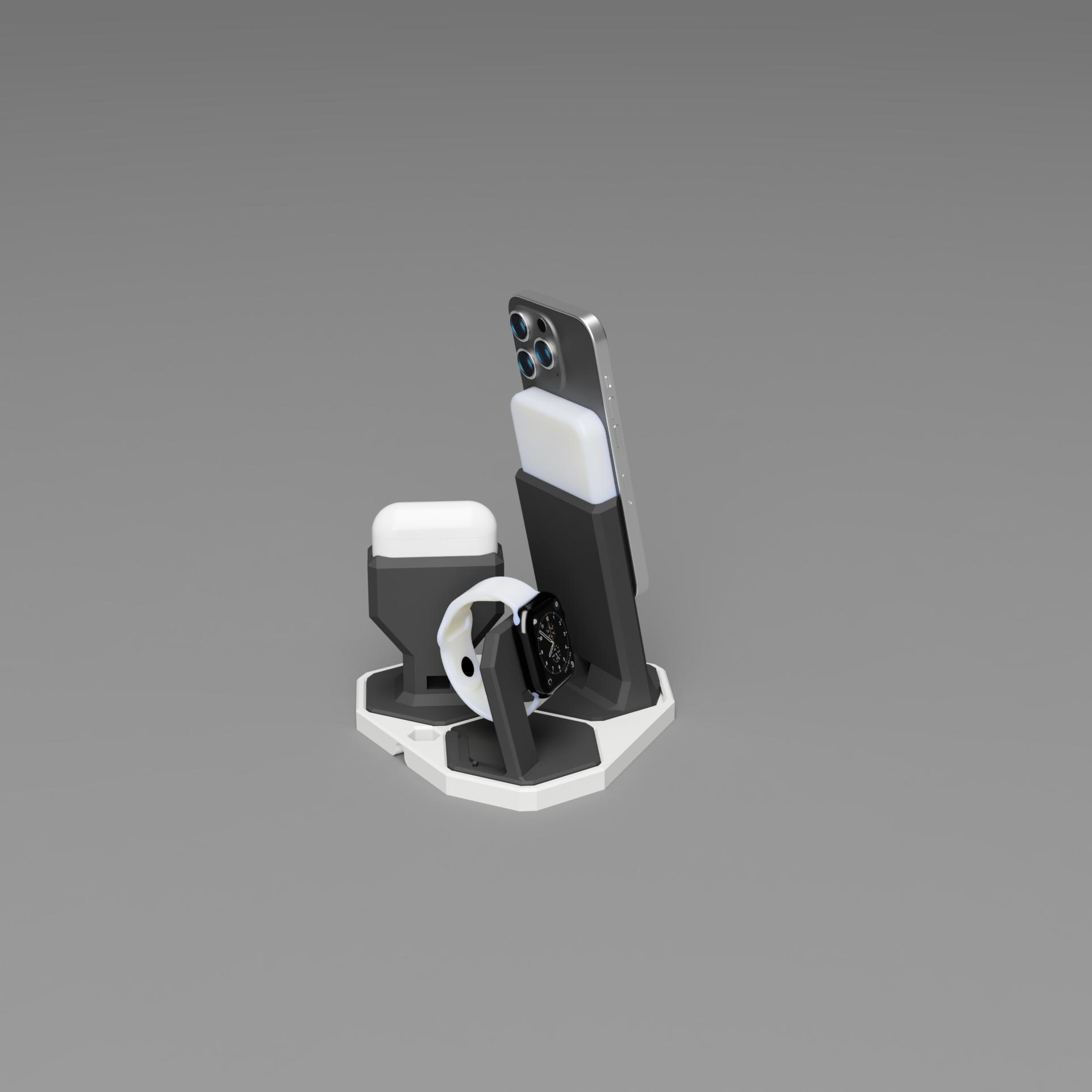 Modular Magsafe iPhone Stand  3d model