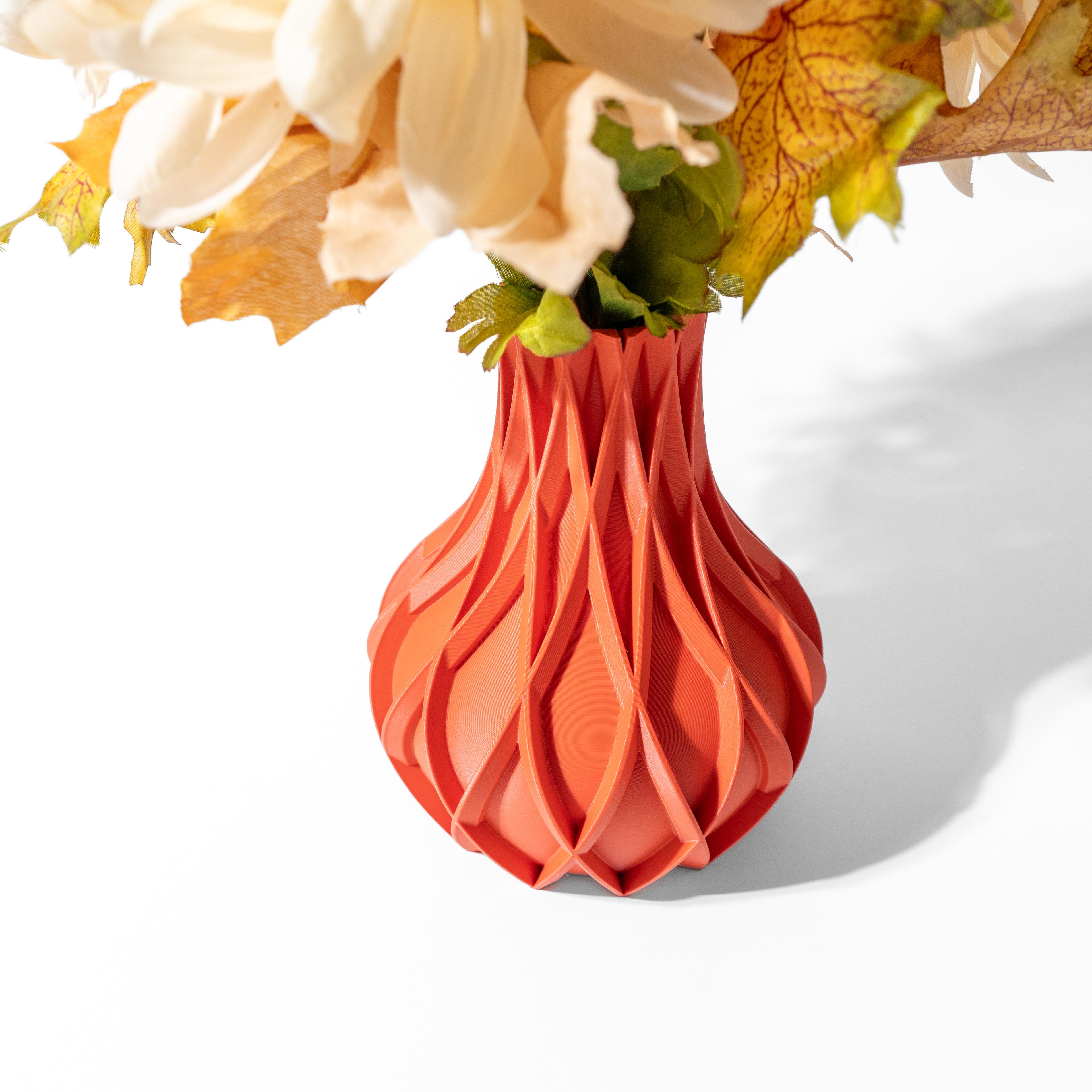 The Avio Vase, Modern and Unique Home Decor for Dried and Preserved Flower Arrangement  | STL File 3d model