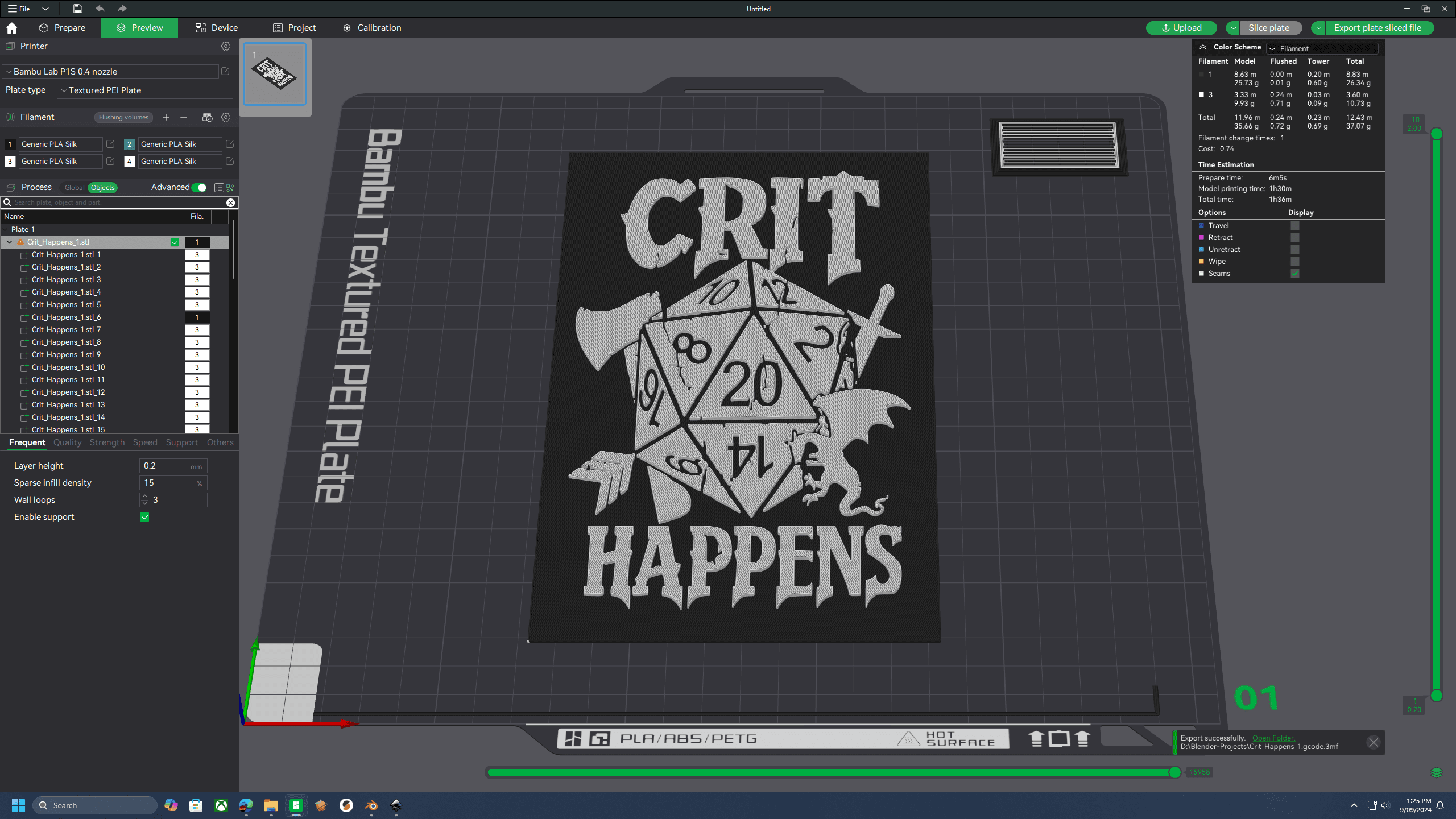 Crit Happens, D&D 3d model