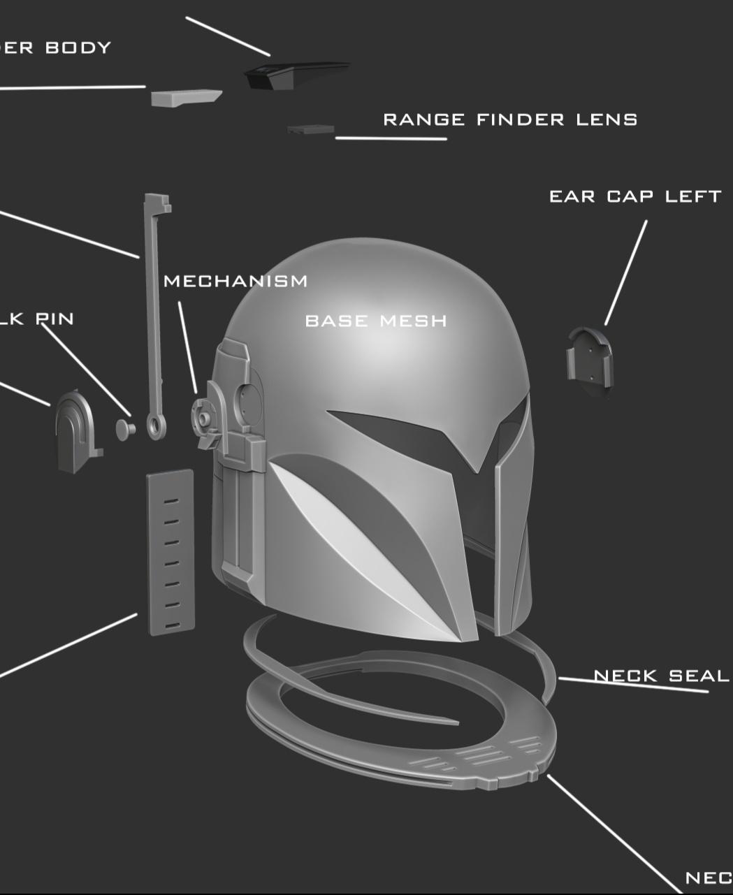 Bo Katan helmet 3d model