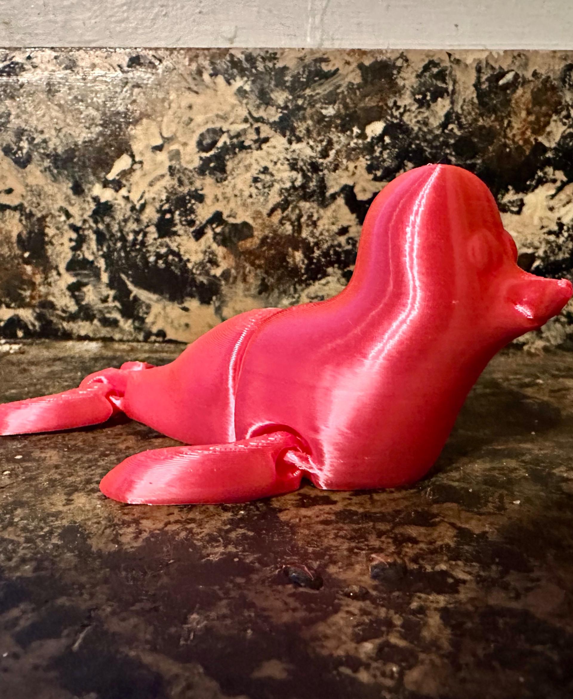 Flexi Baby Sea Lion - Pretty in Pink 💗💗💗 - 3d model