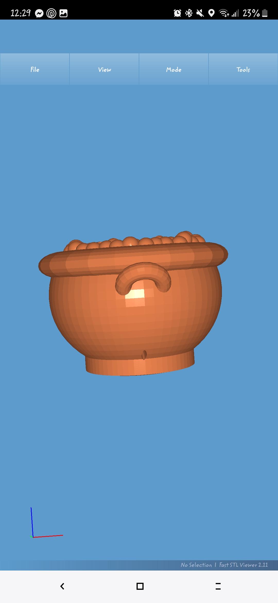 Cauldron-Reverse Incense/Tealight 3d model