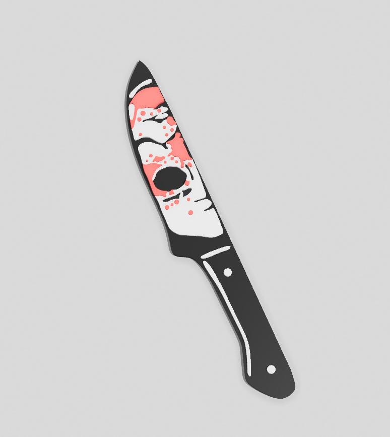 Halloween Characters Knives 1980's 3d model