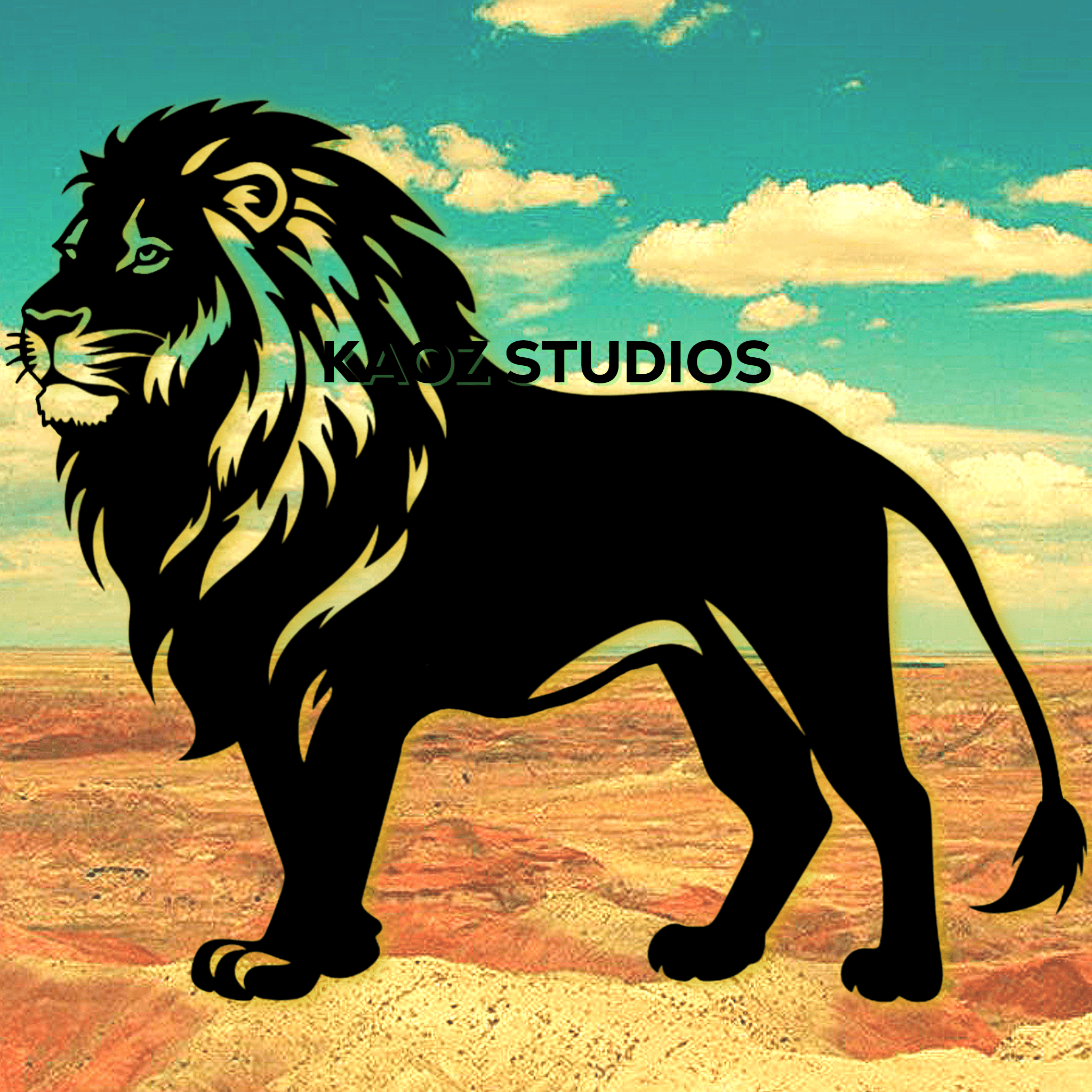 Realistic lion wall art safari cat wall decor African Lion decoration 3d model