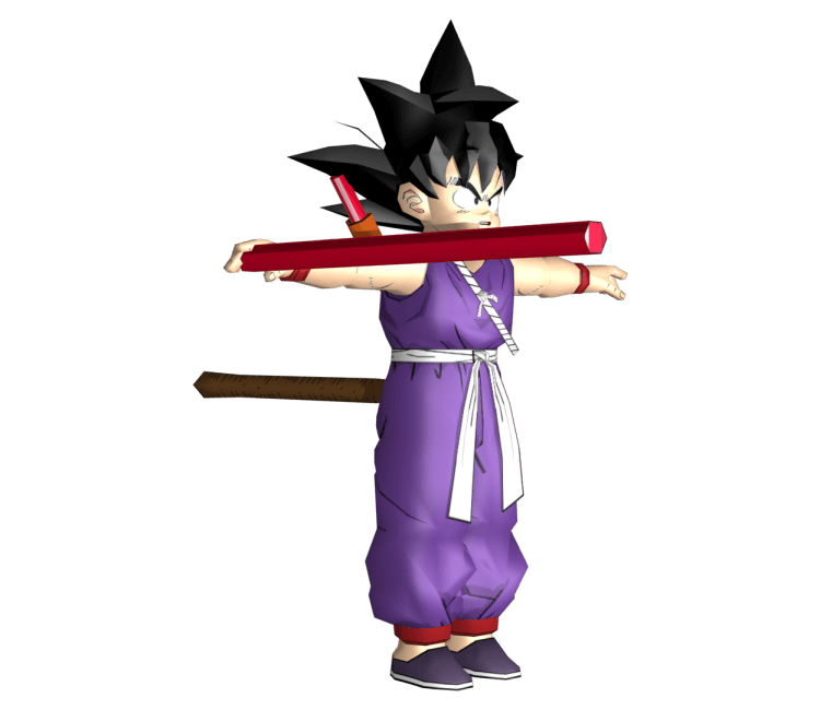 Dragon Ball Z Kid Goku 3d model