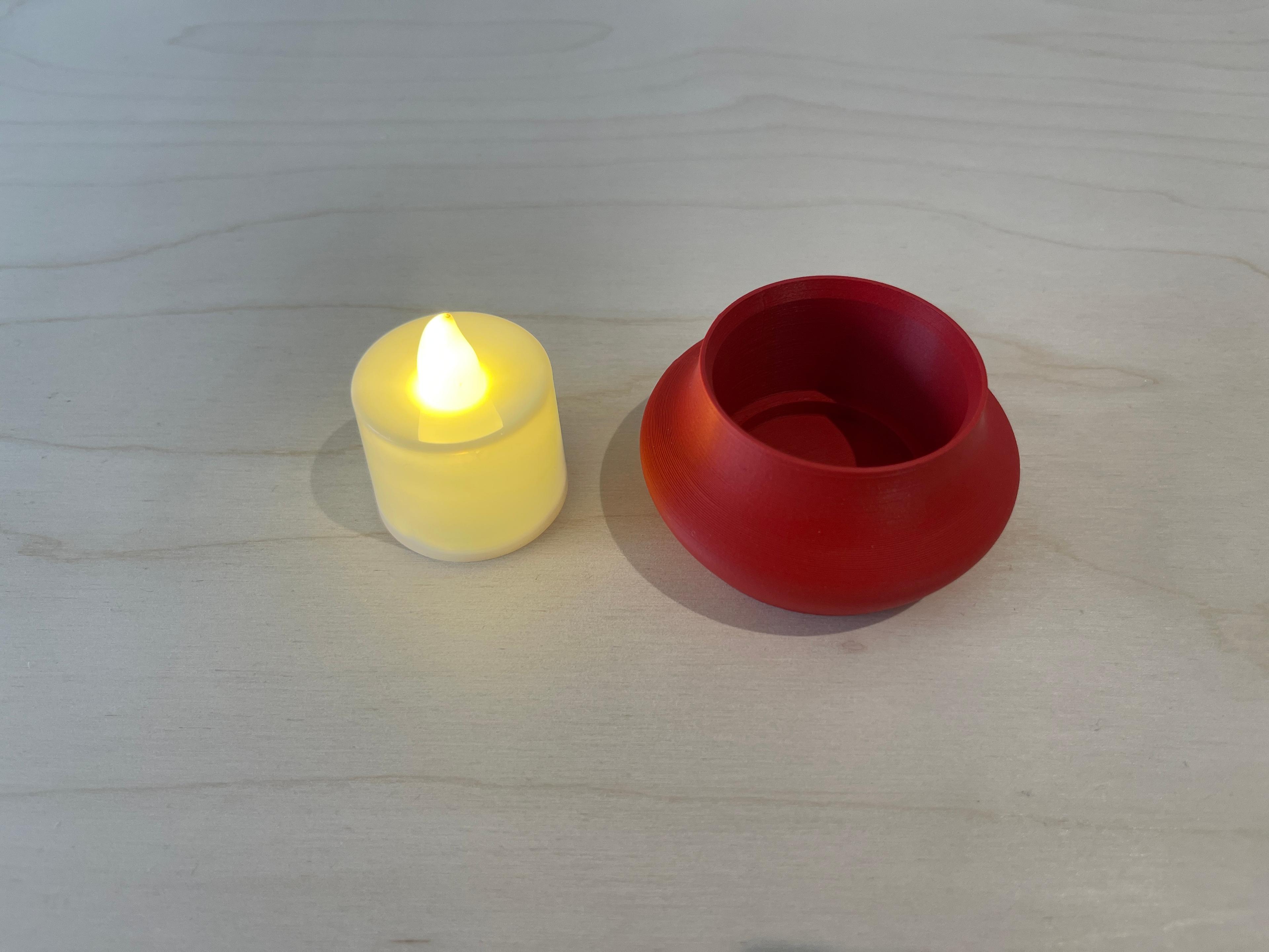 LED Candle holder 3d model