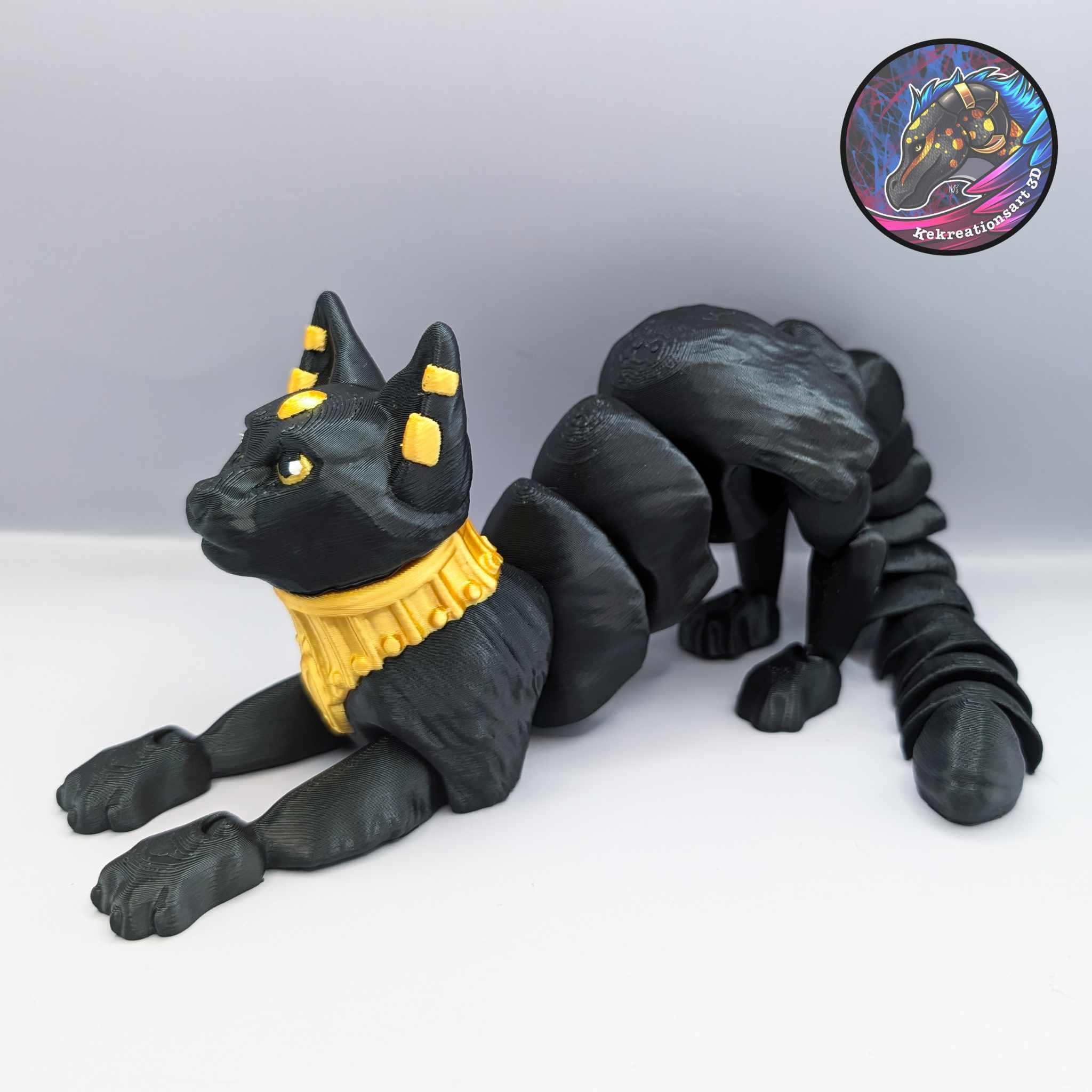 Flexi Bastet Egyptian Cat 3d model