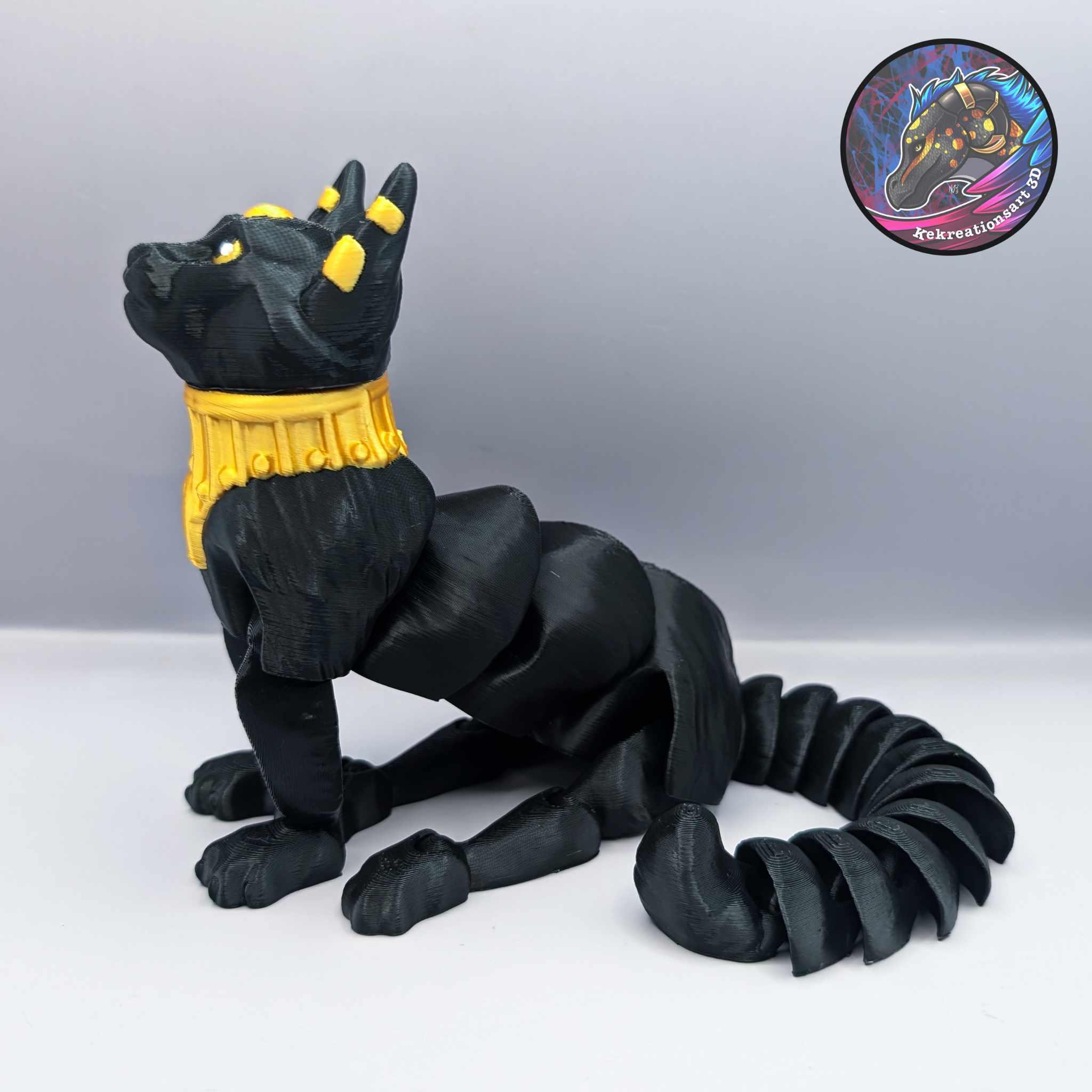 Flexi Bastet Egyptian Cat 3d model