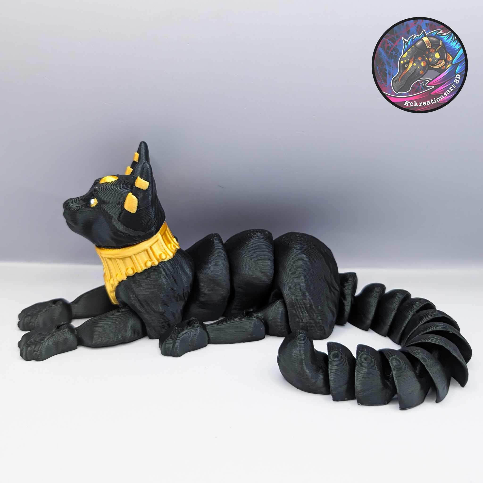 Flexi Bastet Egyptian Cat 3d model