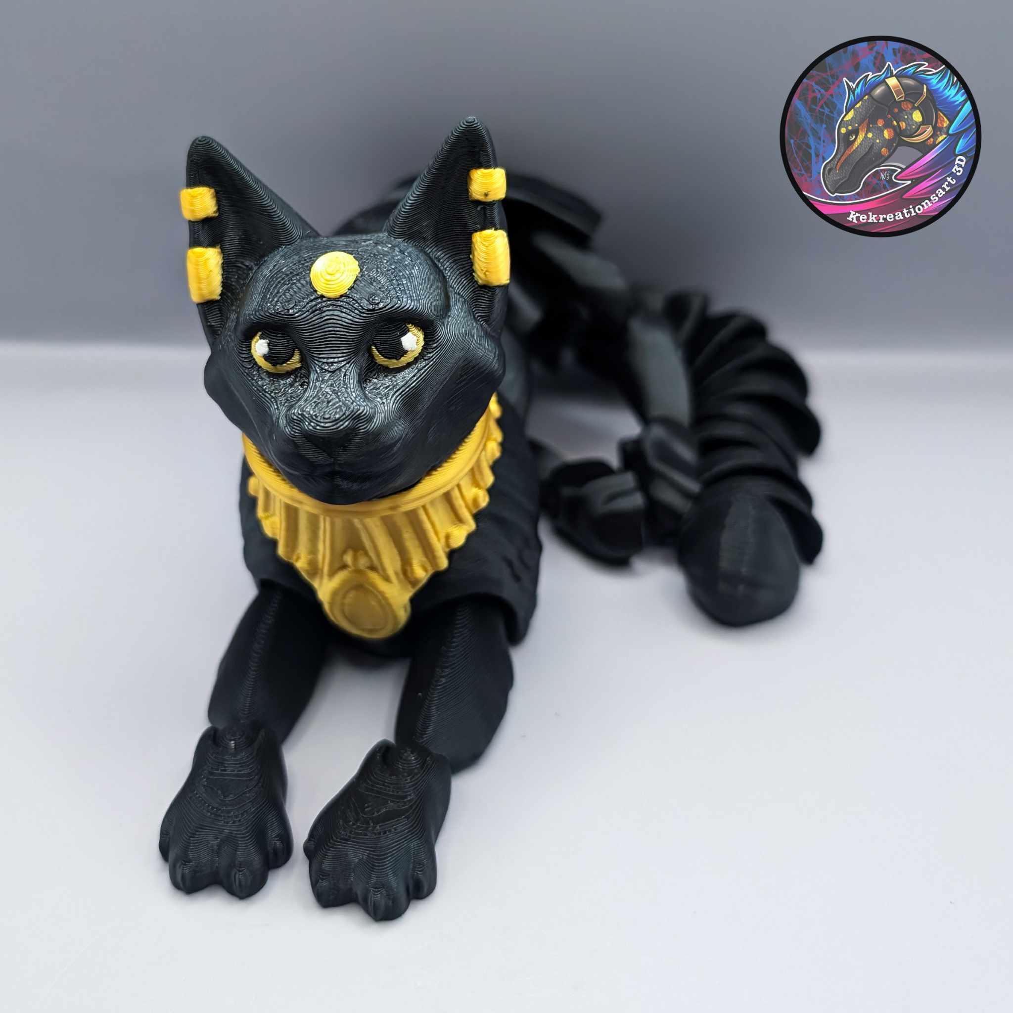 Flexi Bastet Egyptian Cat 3d model