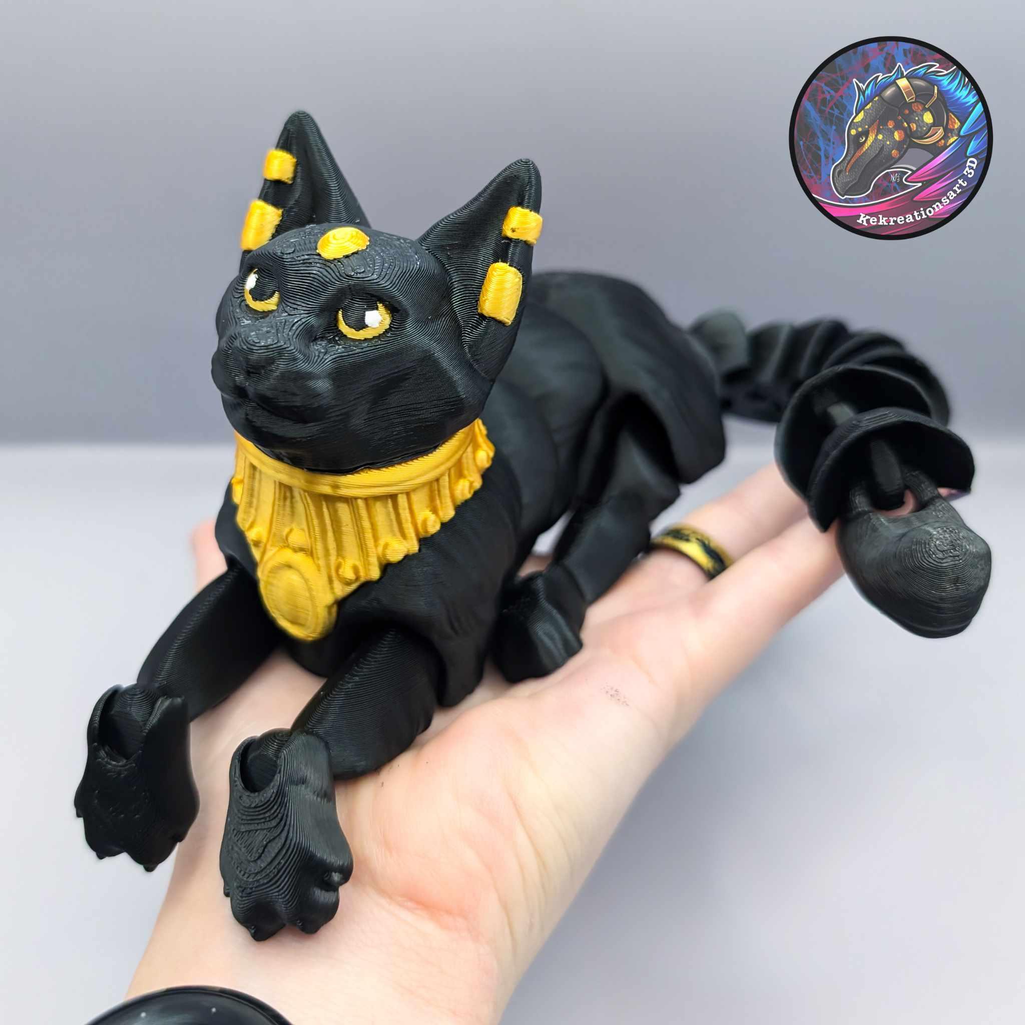 Flexi Bastet Egyptian Cat 3d model