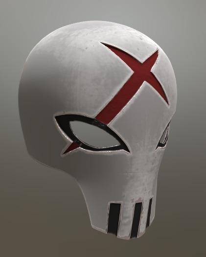 Red X Mask Teen Titans 3d model