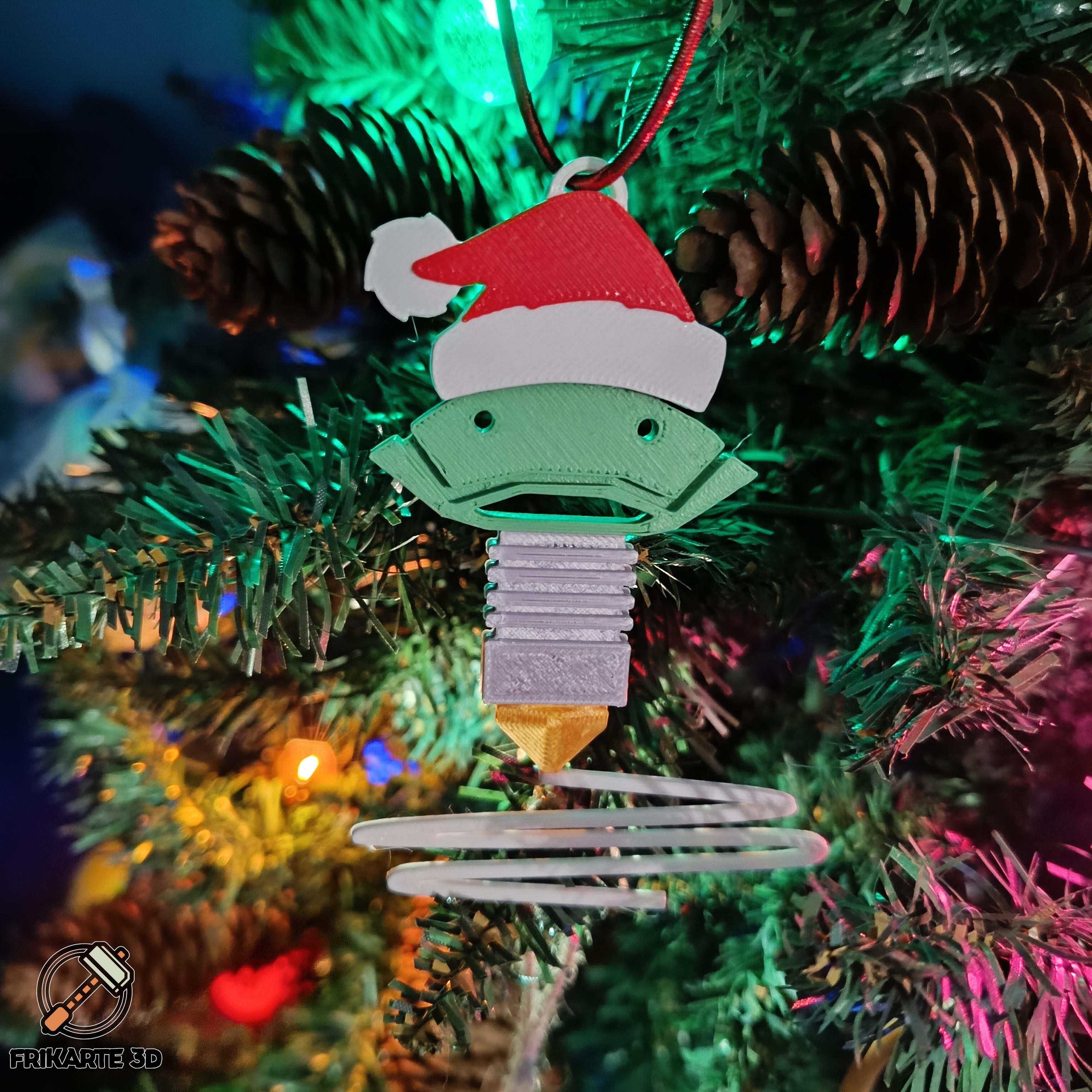 FLSUN Santa Christmas Ornament  3d model