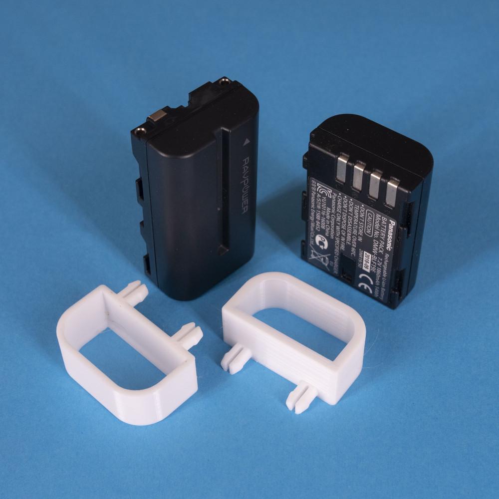 Peg Anything // Battery Holder for GH6, GH5, Sony, DMW-BLF19E, NP-F550, RP-BC009, NP-F330 F550 F570 3d model