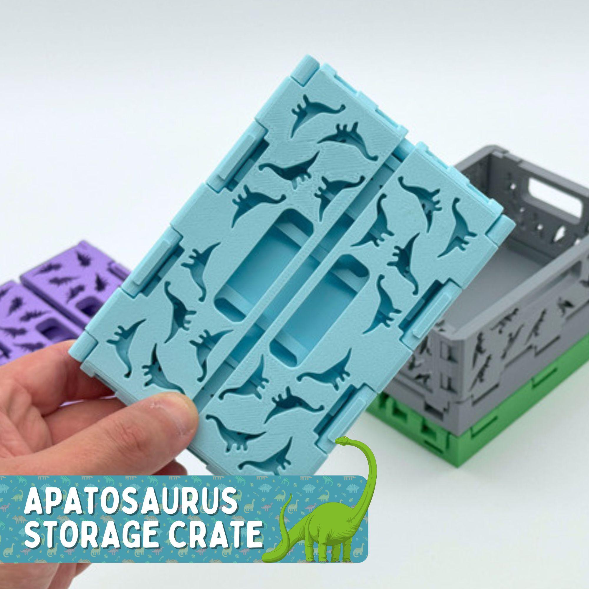 3D Printable Dino Crates (4 Different Variations) 3d model