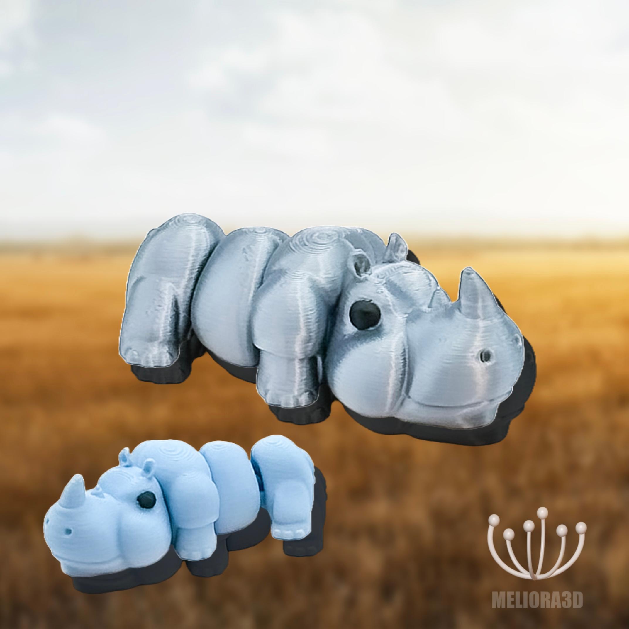 M3D - Flexi Baby Rhino 3d model