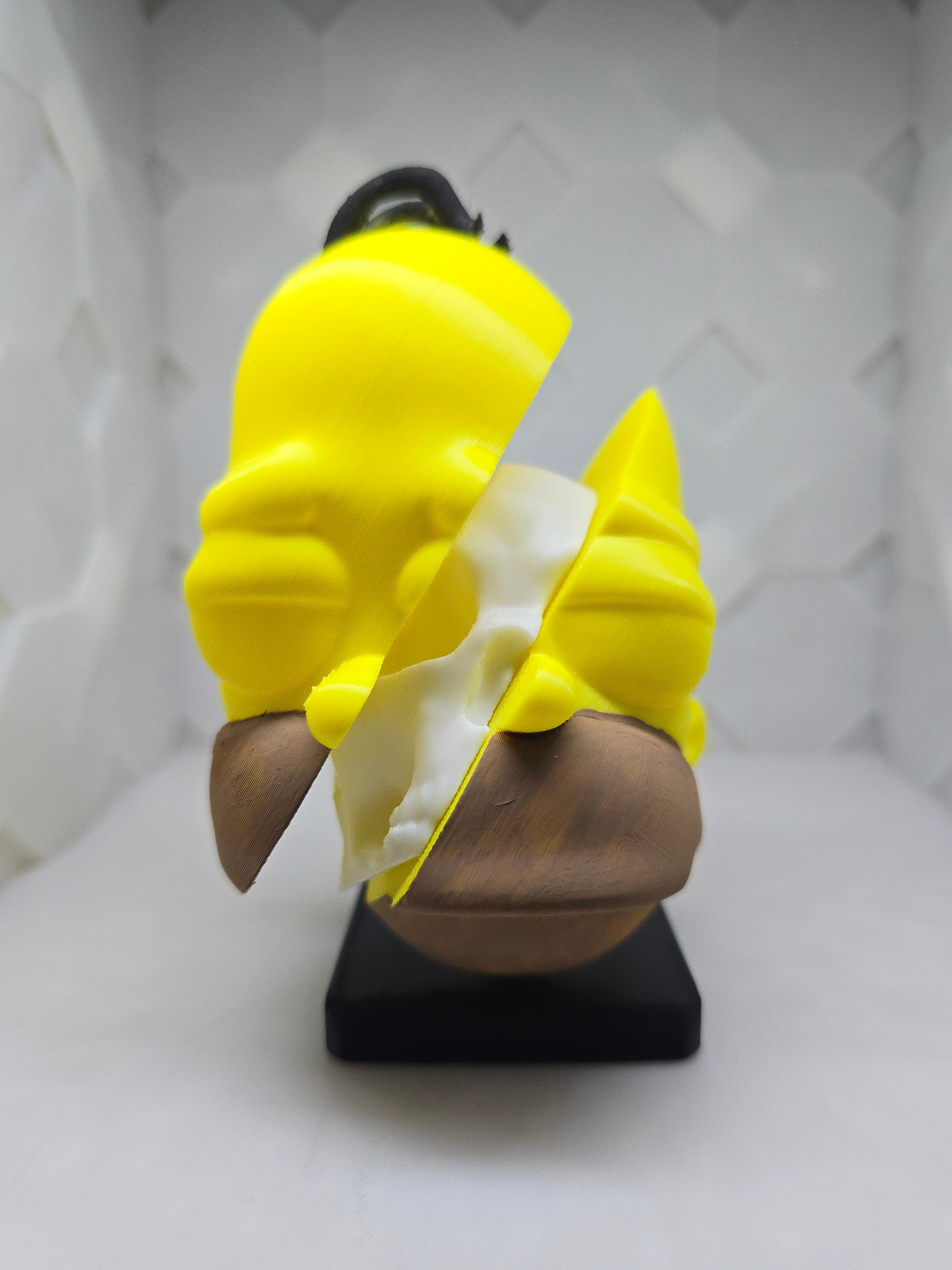 Homer split skull.stl 3d model