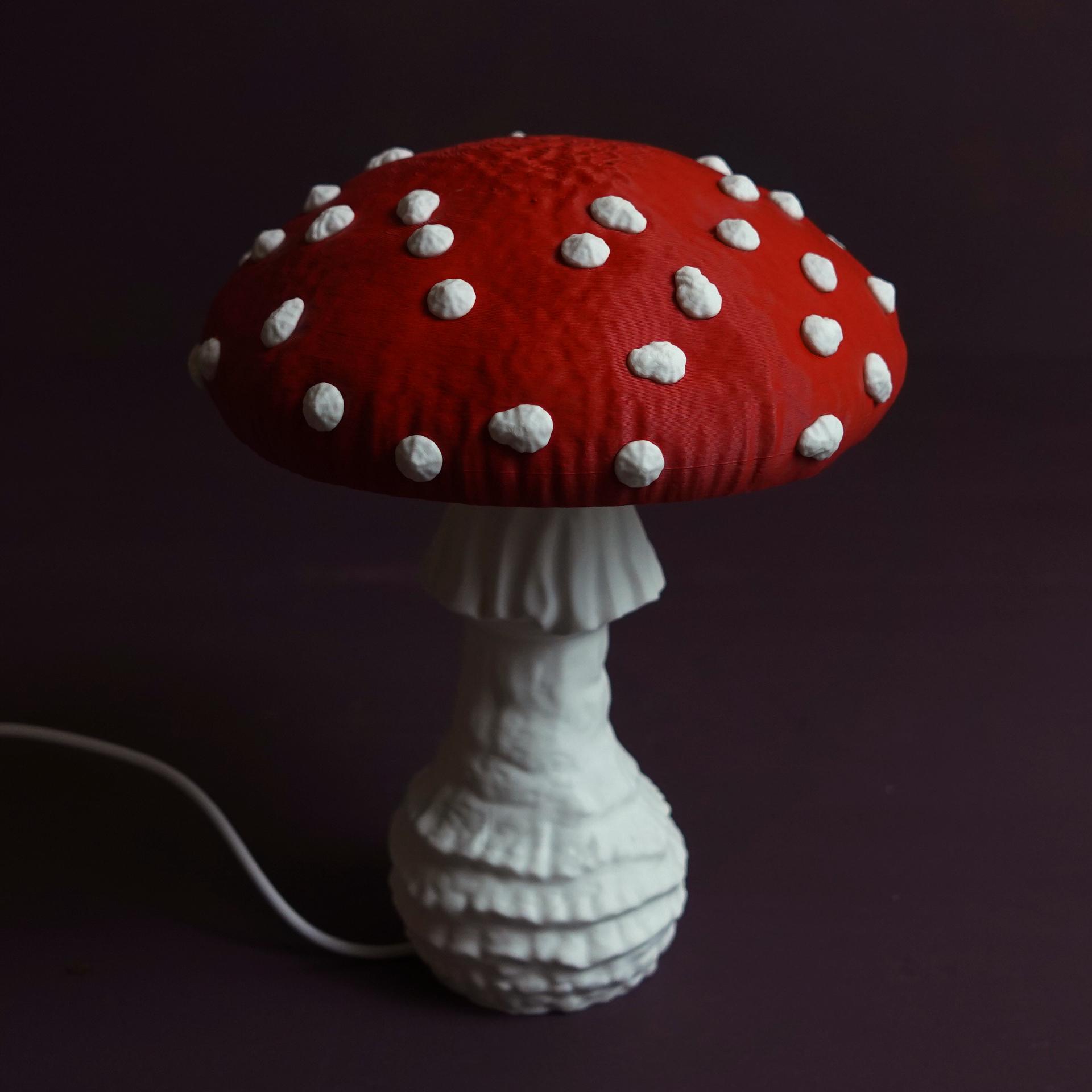 Mushroom lamp “Amanita Muscaria” 3d model