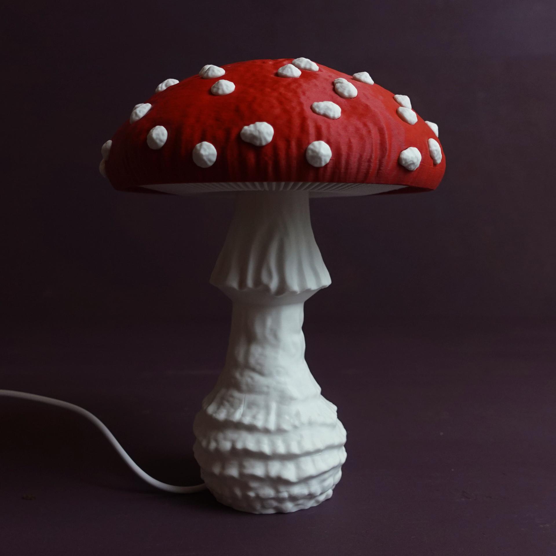 Mushroom lamp “Amanita Muscaria” 3d model