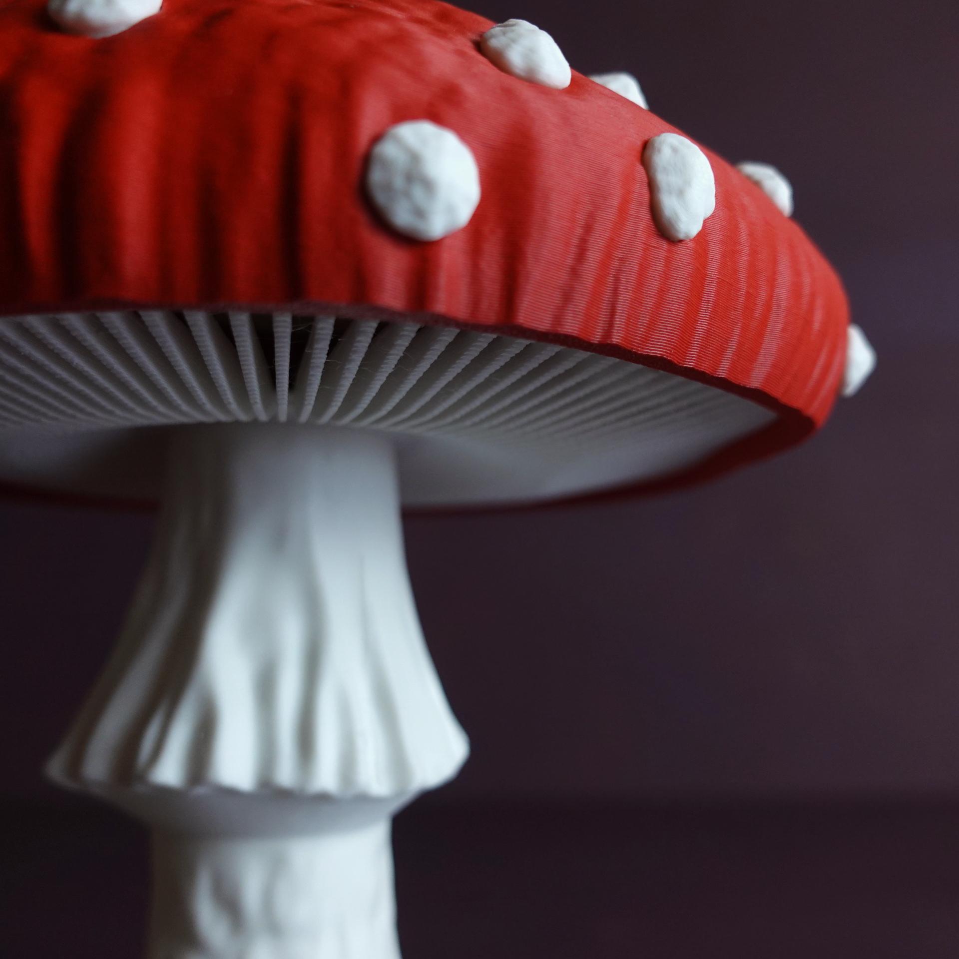 Mushroom lamp “Amanita Muscaria” 3d model