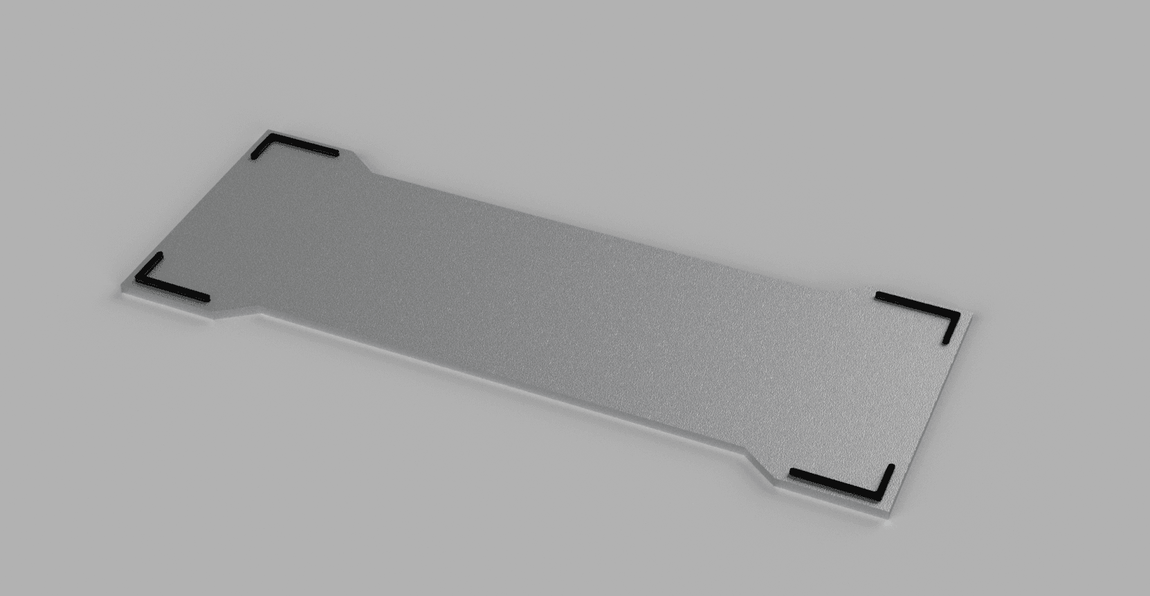 Laptop keyboard block 3d model