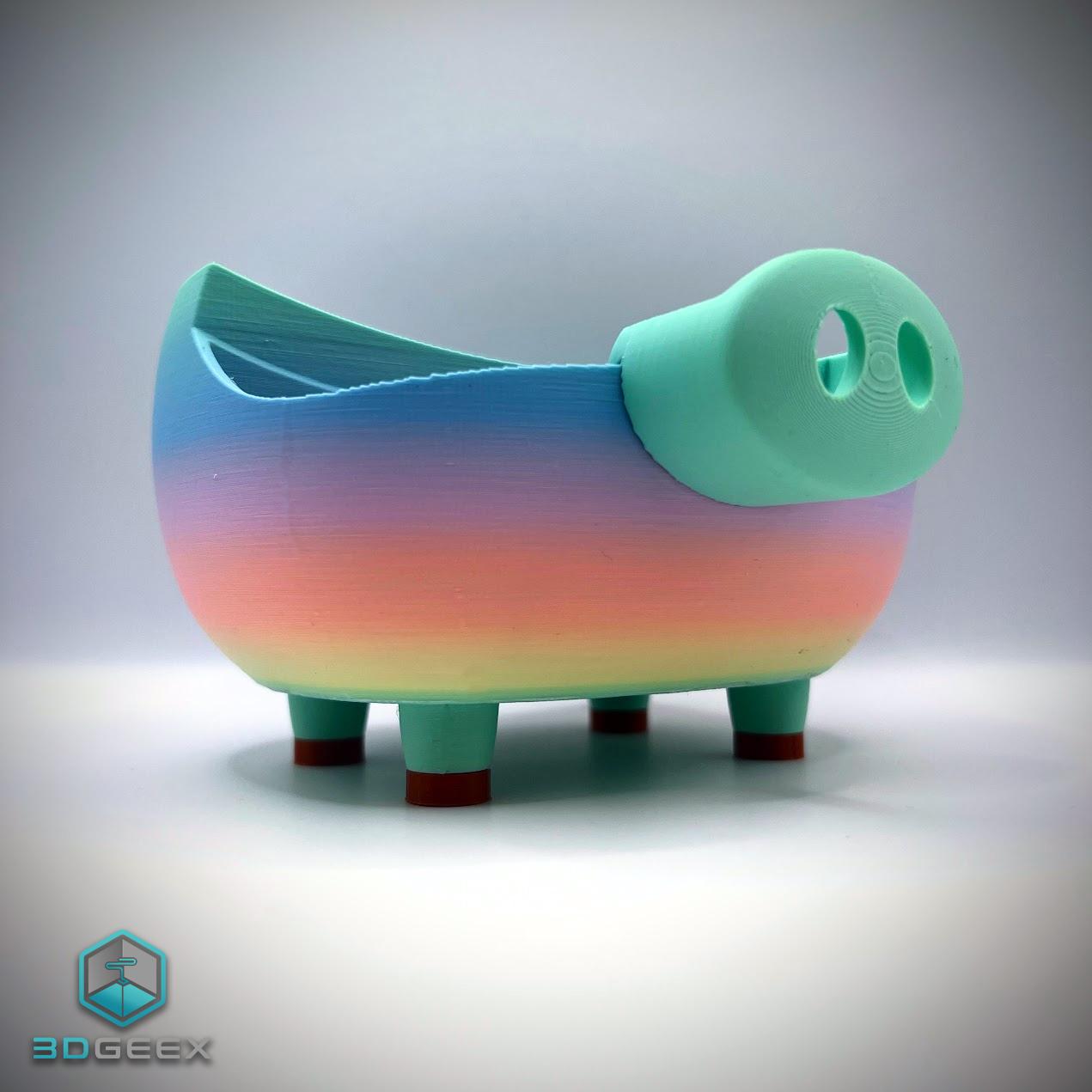 Piggy Desktop Organizer 3d model