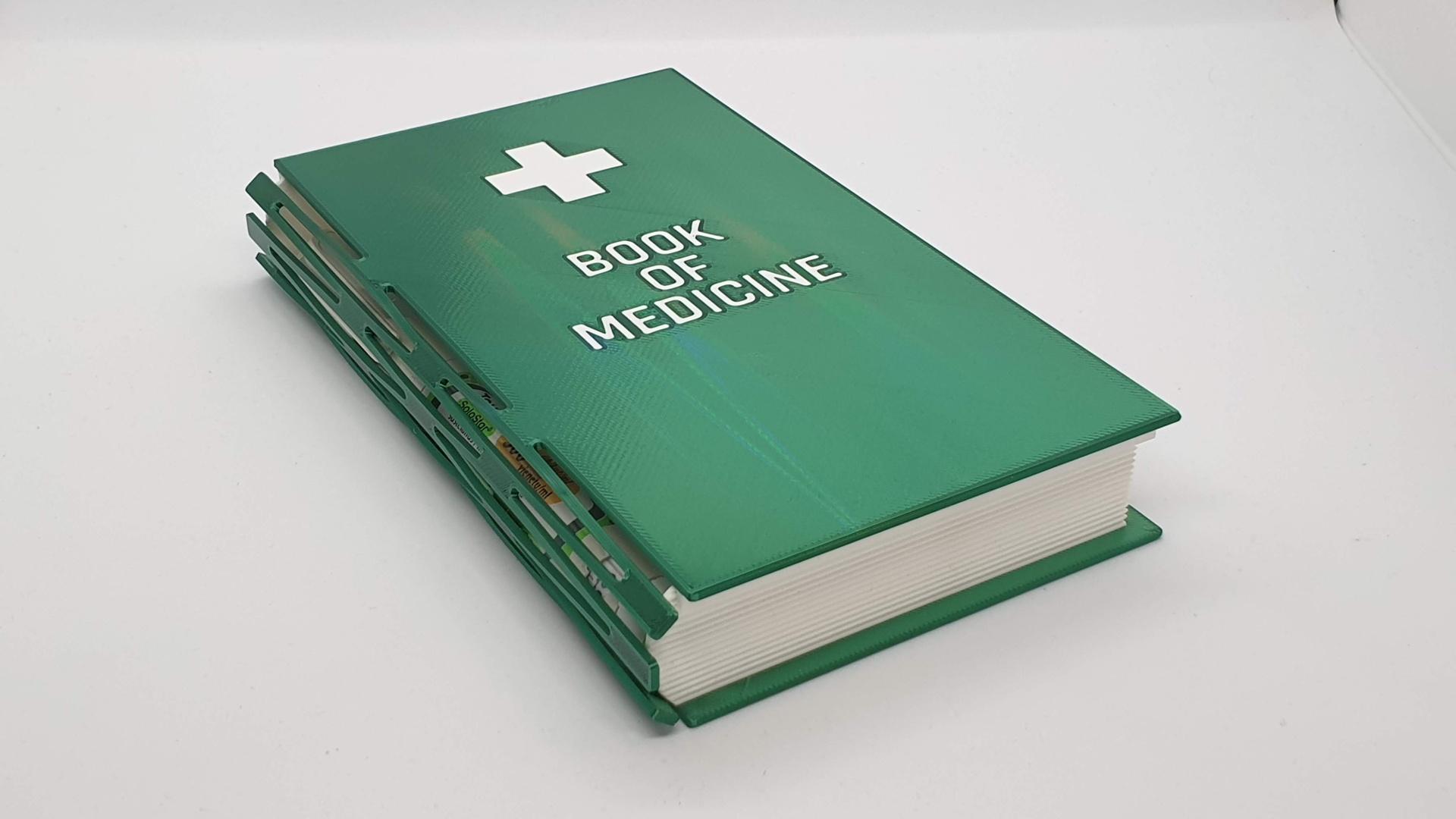 Book of Medicine — Travel pill box 3d model