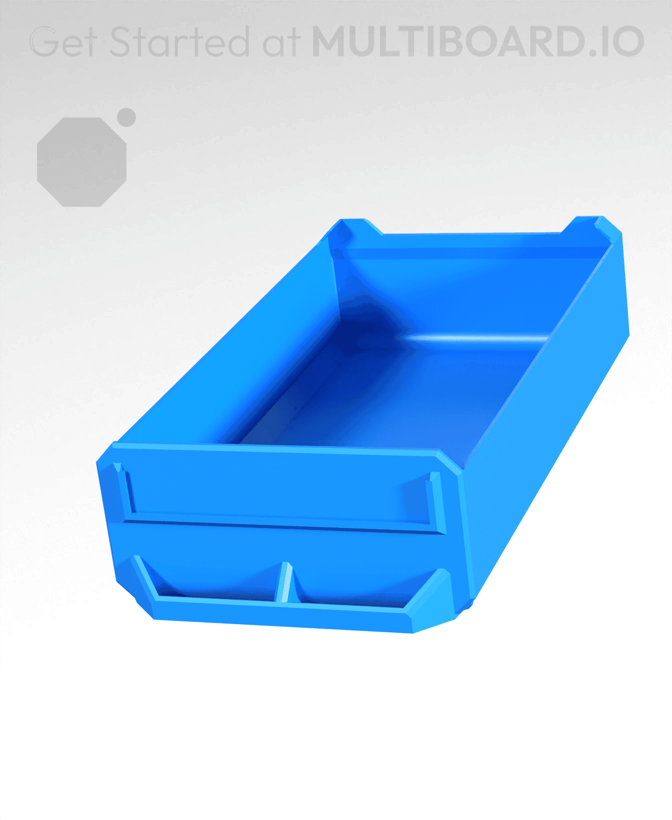 2x1x3.5-Deep - Multibin Simple Drawer 3d model