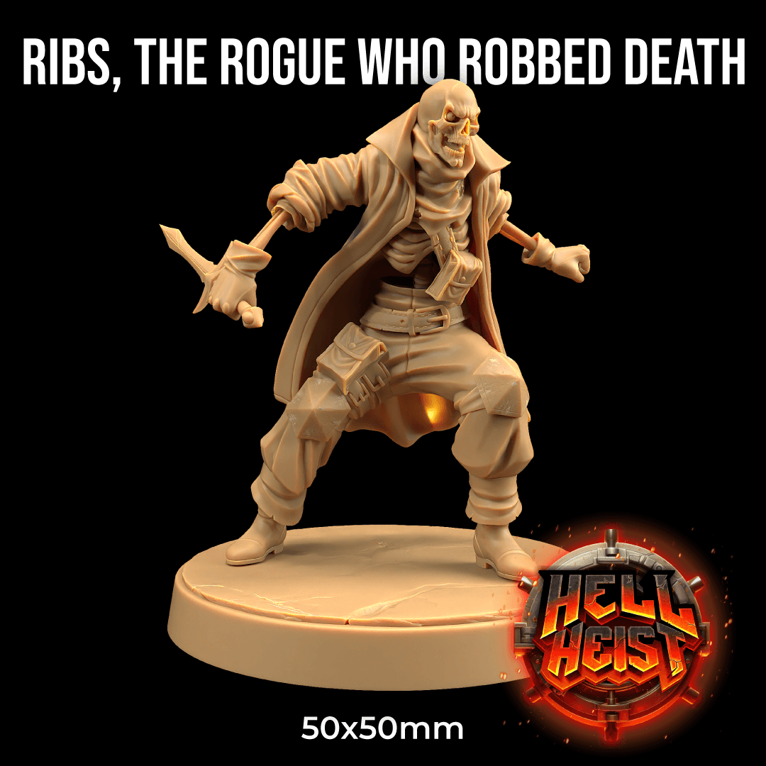 Ribs, The Rogue Who Robbed Death 3d model