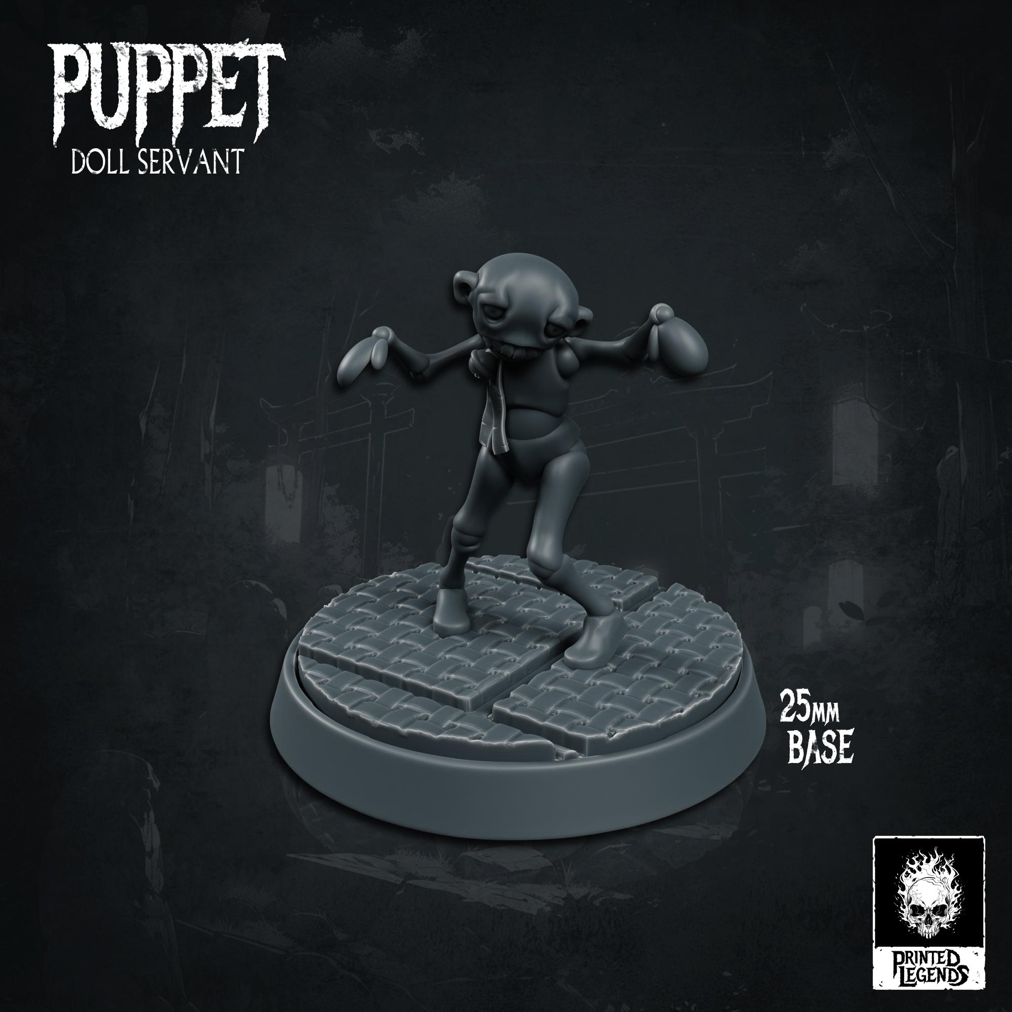 Puppet 02 (25mm Base) 3d model