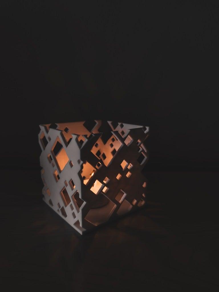 rombocube | candle holder 3d model