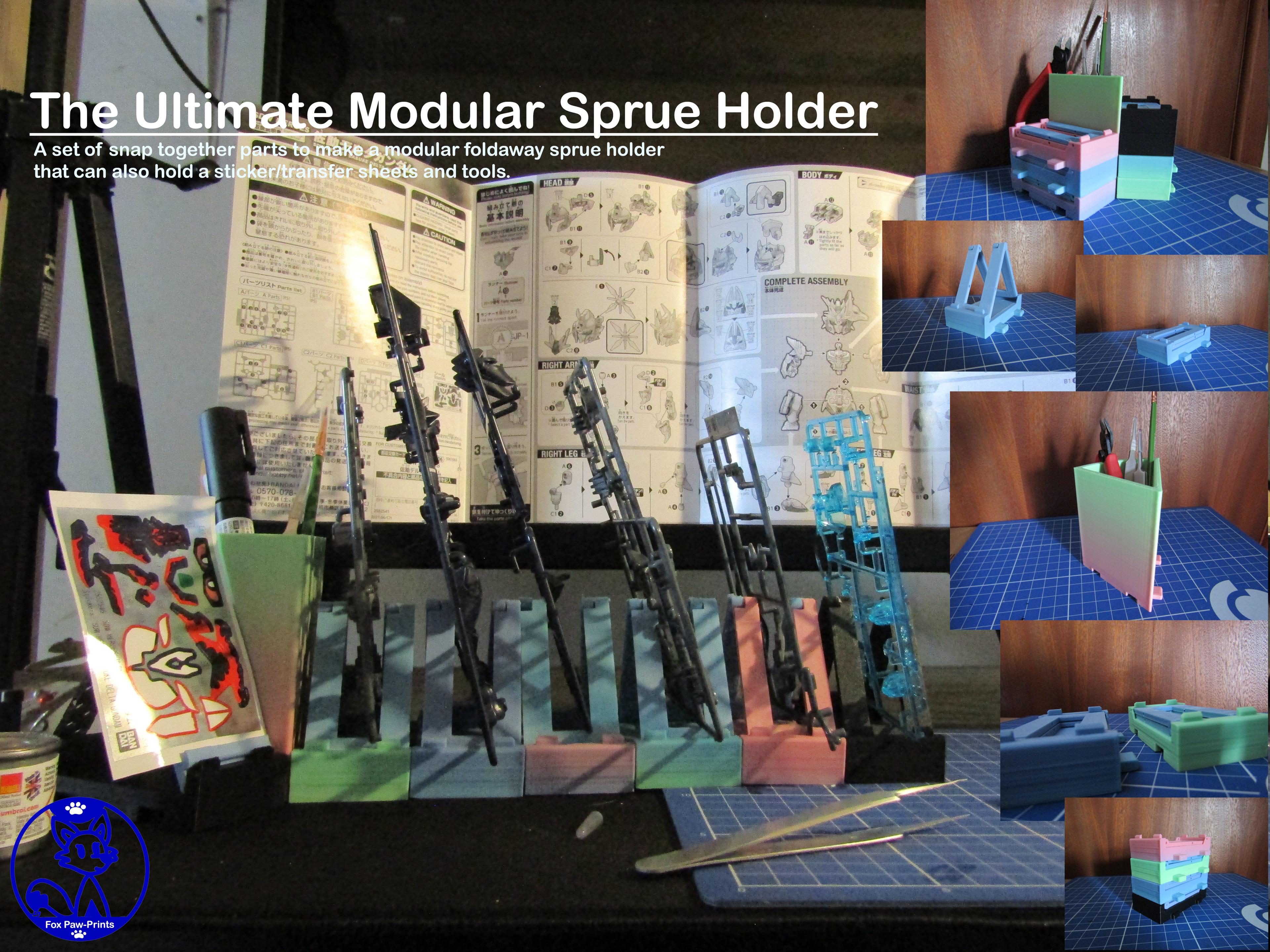 The Ultimate Modular Sprue Holder 3d model