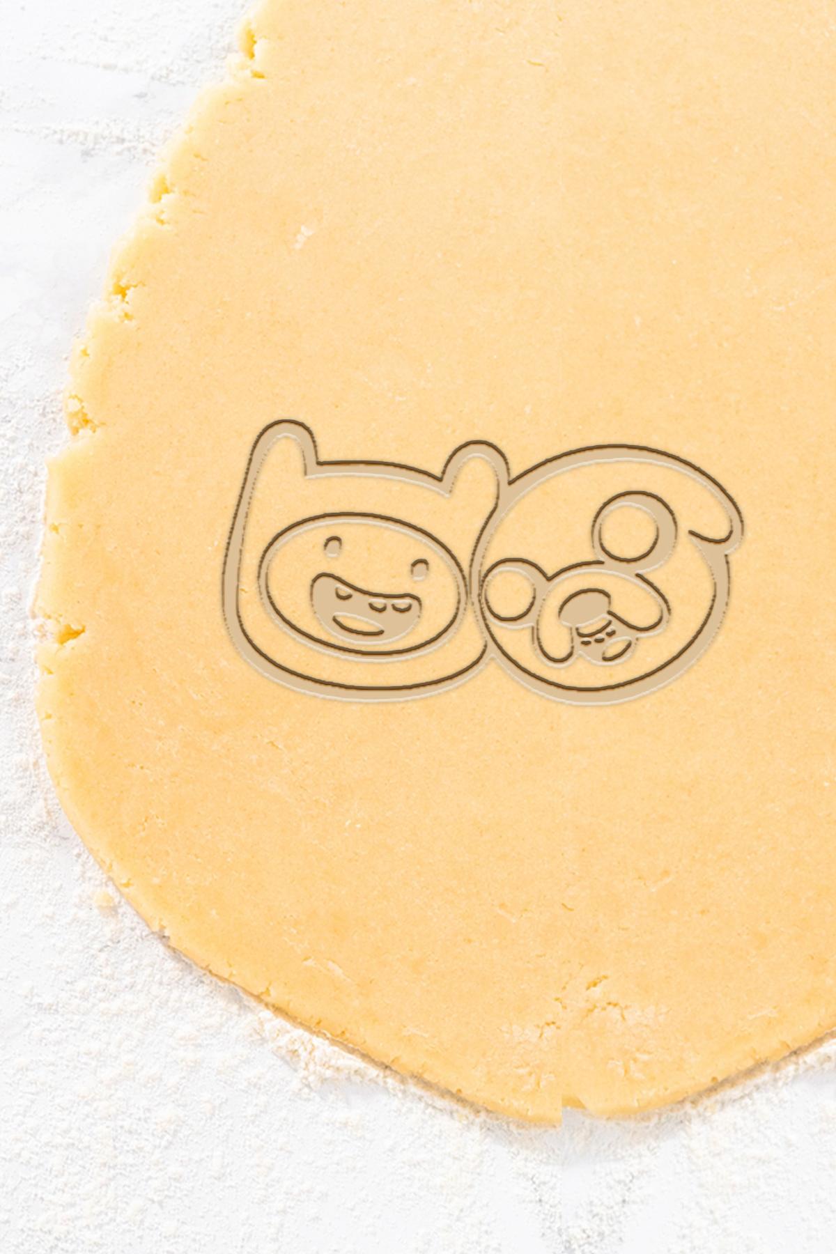 Adventure Time Cookie Cutter, Biscuit Cutter 3d model