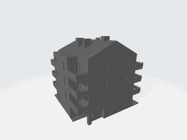 building.obj 3d model