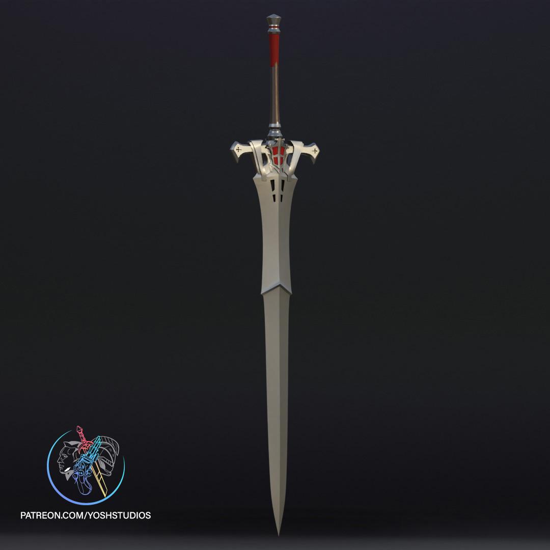 Clive Rosfield Invictus Sword 3d Print File STL FF16 Final Fantasy 3d model