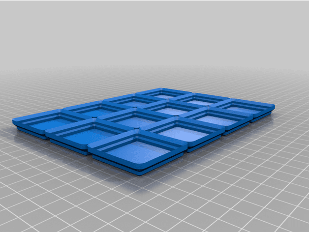 Gridfinity closed grid stackable 3d model