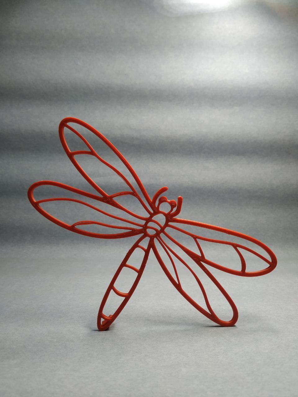 dragonfly wall mount and office stand  3d model