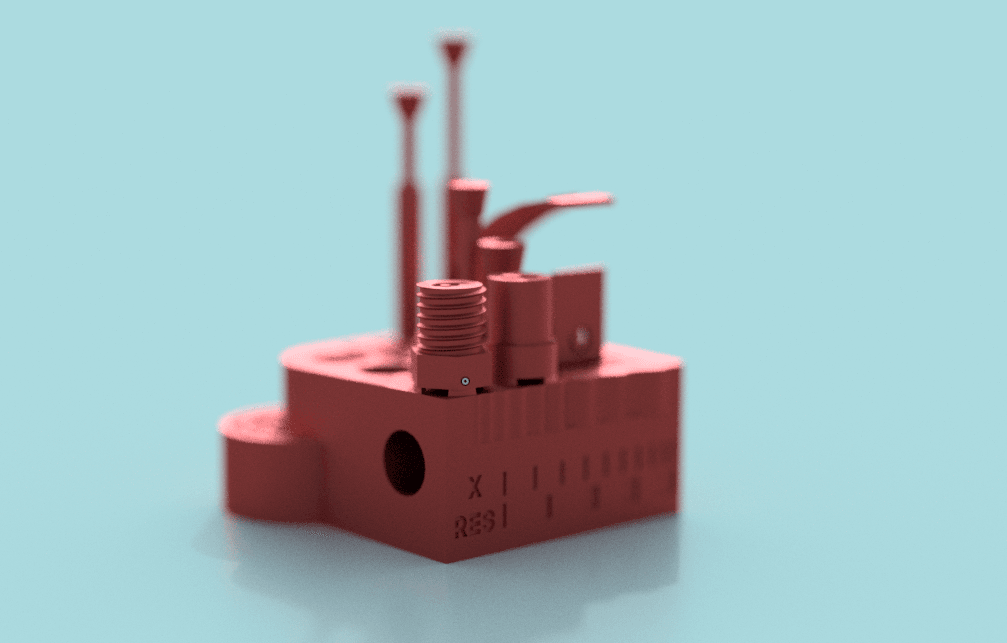 Lost Factory Cube  3d model