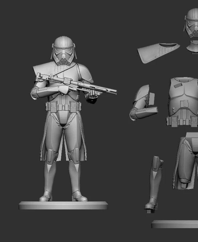 Purge Trooper Statue Pose 3 3d Print File STL 3d model