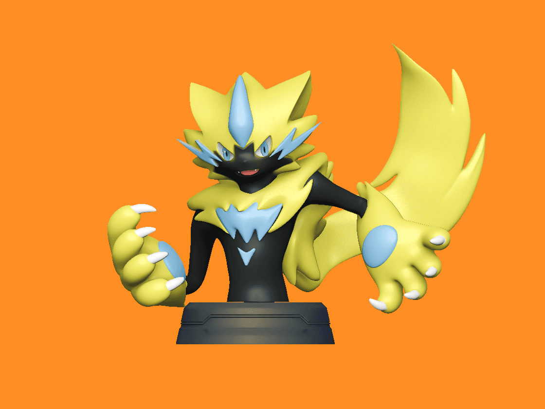 Zeraora Figure - Free 3D print model 3d model