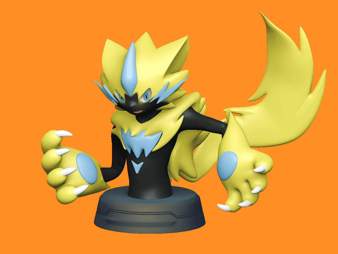 Zeraora Figure - Free 3D print model 3d model