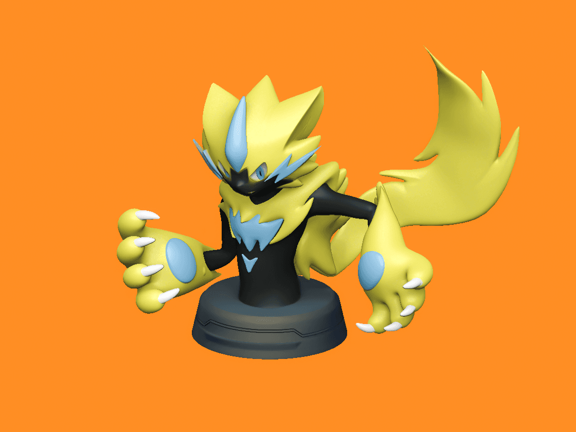 Zeraora Figure - Free 3D print model 3d model