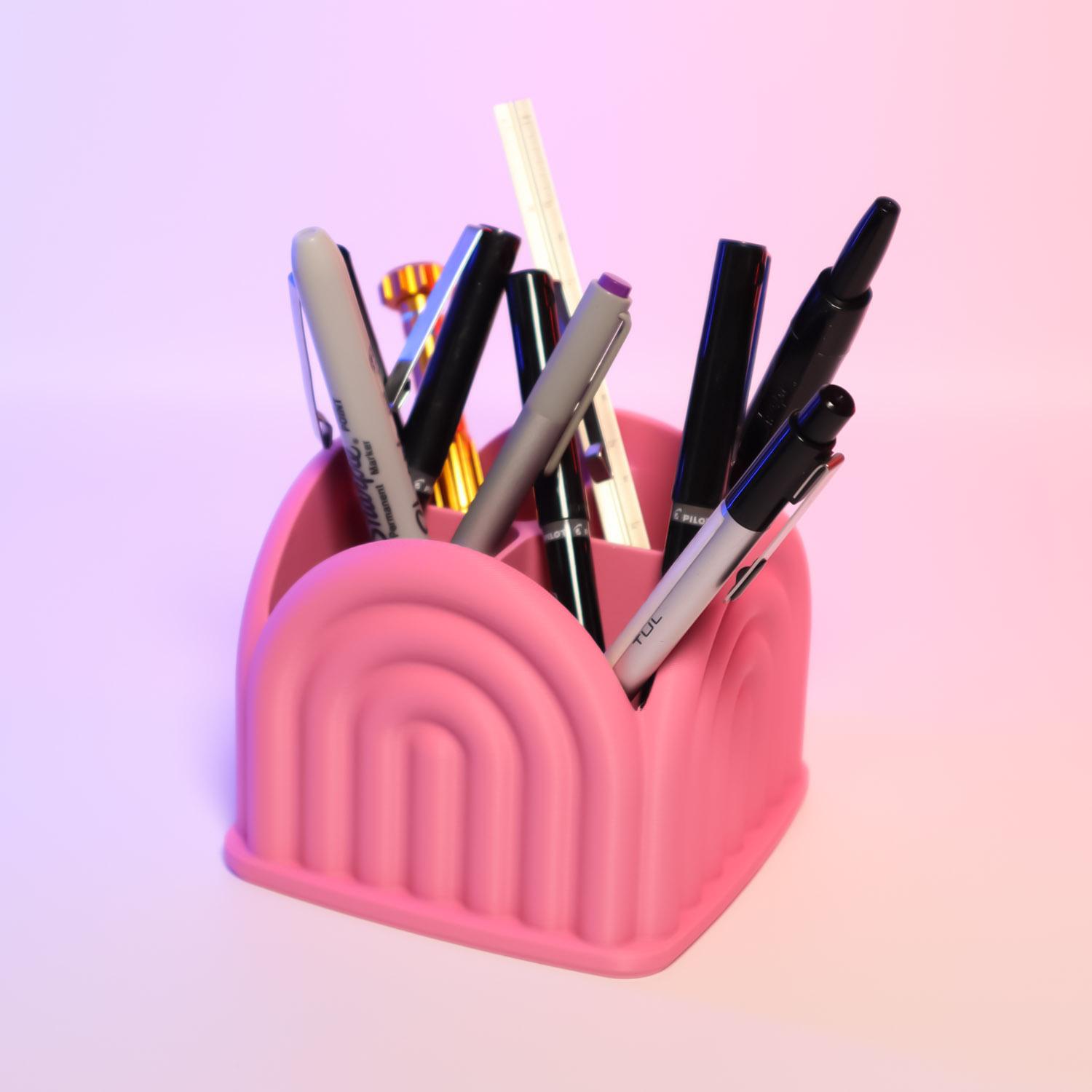 Rainbow Organizer, 4 Compartments 3d model