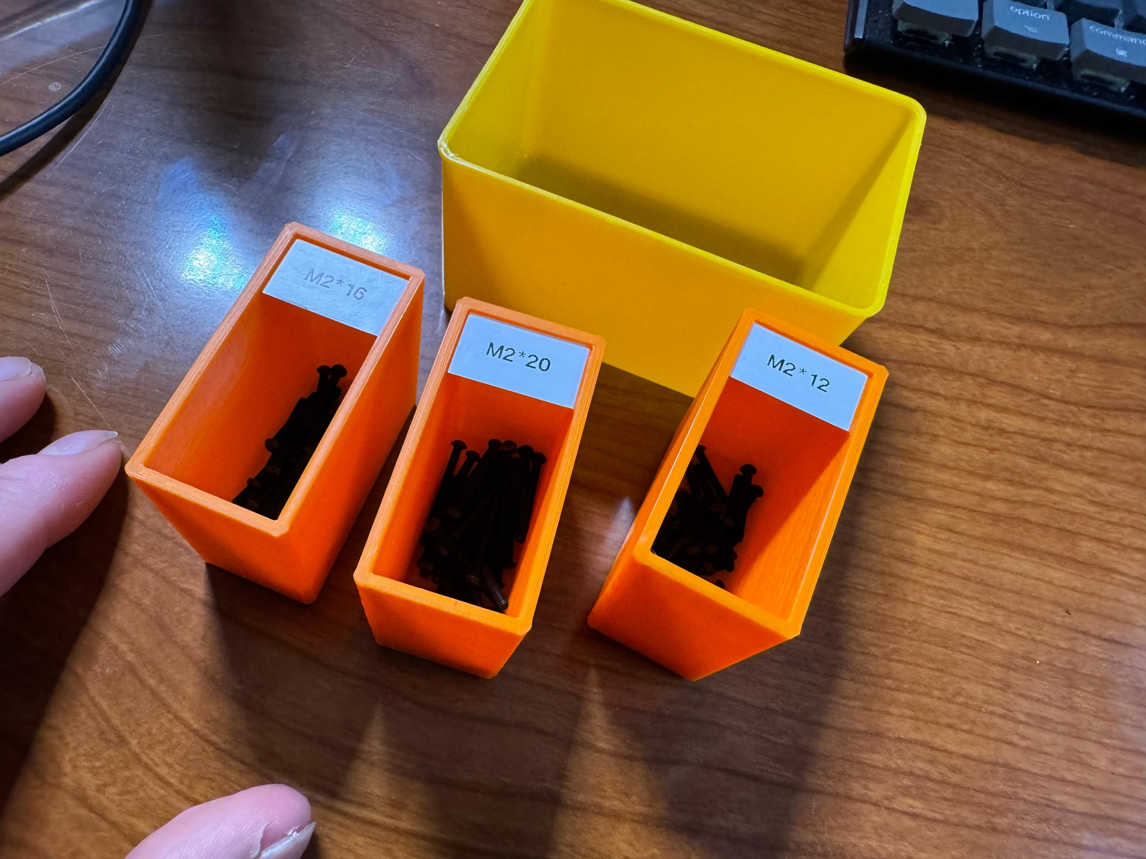 Harbor Freight Removable Bin Storage Sub-Bins (No Supports Needed!) 3d model