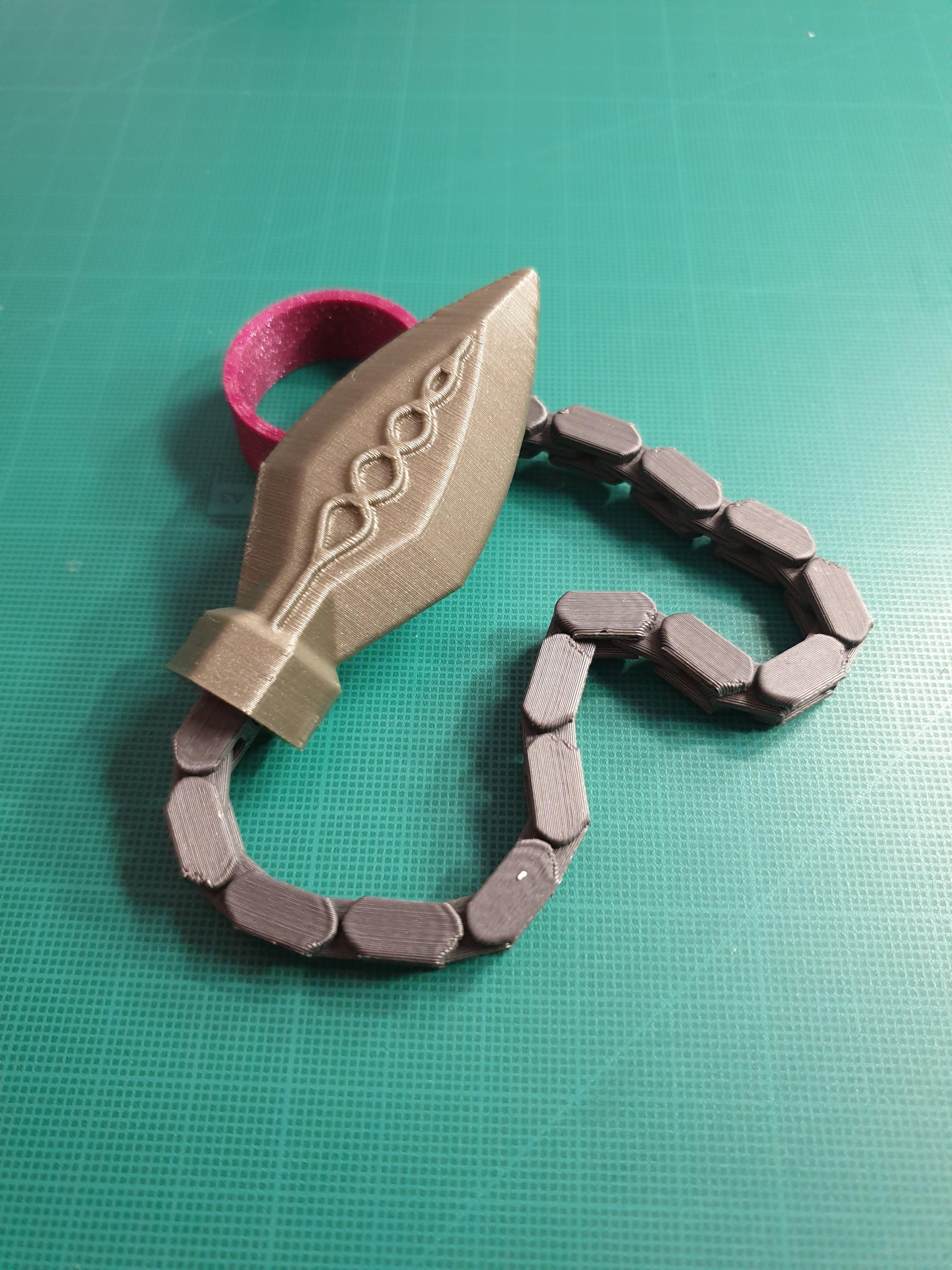 Ringchaku Spinning Fidget Toy - Blade Edition 3d model